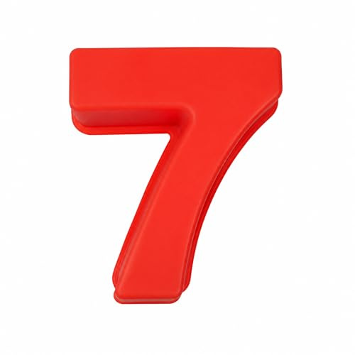 Numeri di stampo per torta Stampo da forno in silicone Numeri grandi, Numero 3D Stampo per torta Numero 7 Compleanno per bambini fai-da-te, per cuocere al forno, torte di compleanno, anniversari