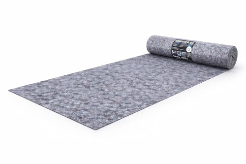 Malervlies 180 g/m² mit PE Folie 1 m x 25 m (25 qm) – Abdeckvlies rutschhemmend & saugstark – Bodenschutzvlies Schutzvlies Renovierungsvlies für Malerarbeiten Profi & Heimwerker