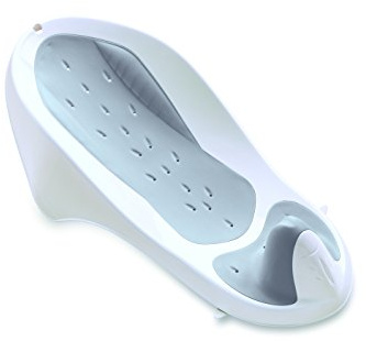 Transat de bain bébé Kerael 0 à 6 mois blanc/gris fabriqué en FRANCE