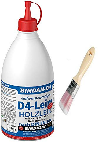 Bindan-D4 d4 Leim (1-Komponenten-D4-Leim) inkl. 1 Pinsel von E-Com24 (280 Gramm)