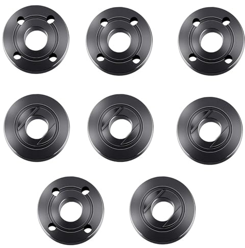 Inner Outer Flange Nut Angle Grinder Compatible with Black & Decker Ryobi Milwaukee Makita 193465-4 Inner Outer Flat Adapter Nut Replace 224399-1 193465-4 224568-4