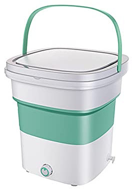 Samnuerly Lavatrice Pieghevole con centrifuga 1,8 kg Lavatrice Mini per dormitori da Campeggio Appartamenti College Rooms