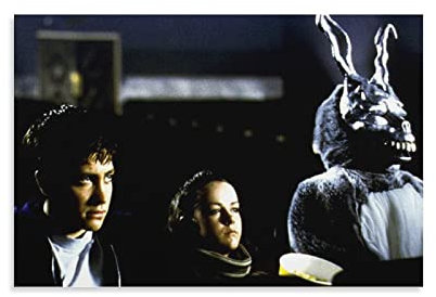 Filmposter Donnie Darko auf Leinwand, Wandkunst, Bild, Drucke, hängende Fotodekoration, Heimposter, Kunstwerke, 30 x 45 cm