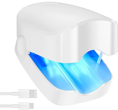 HOVCEH Anti Pilz Nagelbehandlungsgerät Anti Pilz Laser Gerät Finger Zehen Nagel Pilz Entferner Zehennagel Pilz Behandlung Laser Blaulicht Nagelpilz Behandlungsgerät 7 Minuten Heimbehandlung