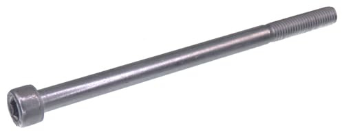 SECCARO Zylinderschraube M8 x 180 mm, Edelstahl V2A VA A2, DIN 912 / ISO 4762, Innensechskant, Teilgewinde, 10 Stück