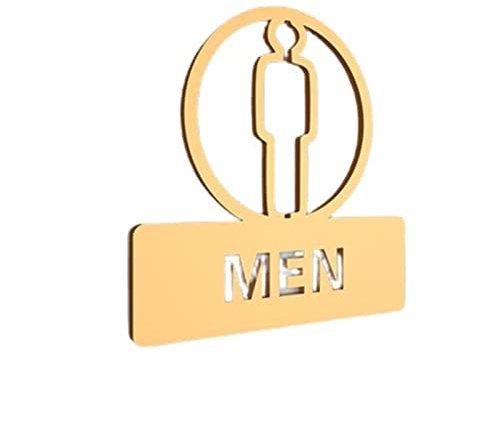 Dntum Hochwertige Acryl-Türaufkleber, Beschilderung, Toilettenschild, Hausnummer, Wc, Badezimmer, Männer Und Frauen, Hinweisschild, Individuelle Schilder