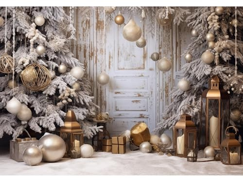Ci-Fotto Weihnachten Fotografie Hintergrund Wand Fotostudio, 2*1,5m, SD1871 | Foto-hintergründe Weihnachtsbaum Holztür Hintergrund, Home Party Dekoration Hintergründ, Kinder Fotografie Hintergründe