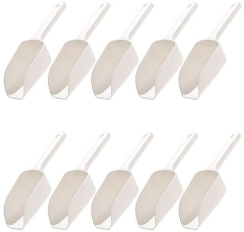 10 palette per ghiaccio in plastica, multiuso, trasparenti, per cucina, cibo, caramelle, bar, casa, ristorante