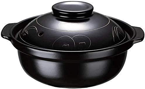 JHHNCVBC Cazuela con Tapa Cazuela Cazuela de Barro, Cuenco de Piedra de cerámica Coreana con Tapa, Olla arrocera de Barro
