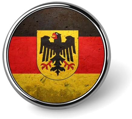 Anstecknadel mit deutscher Flagge und Adler, originelle Anstecknadel, Anstecknadel, Brosche, Krawattenschmuck, Dekoration für Hüte, Jacken, Hemden