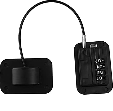 TKOWTB Upgraded Password Window Lock Child Lock Baby Protection Children Fridge Lock Door Cabinet Limiter Locks-Black
