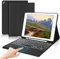 IVEOPPE Tastiera iPad 9 Generazione 10,2 con Touchpad, Cover Tastiera Trackpad Italiano Bluetooth Retroilluminazione per iPad 8a Gen/7a Gen/Pro 10.5/Air 3 Gen, Nero