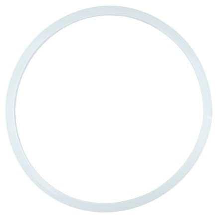 Gdfnmogo Clear Silicone Rubber Gasket Replacement Pressure Cooker Sealing Ring High Temperature Resistant Kitchen Cookware Accessory 18-32cm White(24cm)