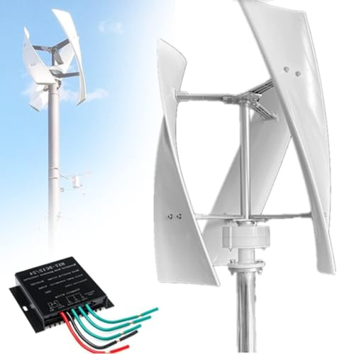 Turbina eólica Vertical portátil de 3000 W/8000 W, 12 V/24 V/48 V, generador de energía silencioso con Controlador MPPT para Uso doméstico, solución eficiente para energía eólica a pequeña e
