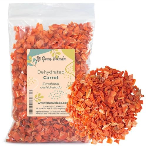 Gran Velada - 1 kg dehydratiserad morot | för att göra kosmetika, mångsidig ingrediens, kreativt hantverk