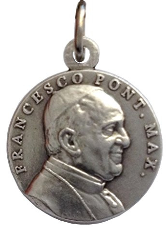 I G J Medalla de Papa Francisco y La Plaza de San Pedro - Medallas de Los Patronos