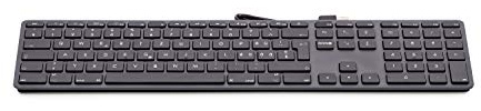 LMP Tastiera USB per Mac con Tastierino Numerico, Layout Italiano ISO, 110 Tasti, 2 Porte USB-A, Grigio Siderale, Compatibile macOS, Design in Alluminio, Tasti Incisi al Laser, Plug & Play