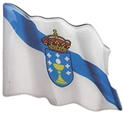 Iman de Nevera Resina Bandera Galicia