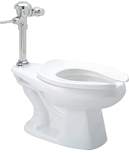 Zurn Z.WC3.AM Zurn One Manual Floor Mounted ADA Height Toilet System with 1.1 GPF Flush Valve