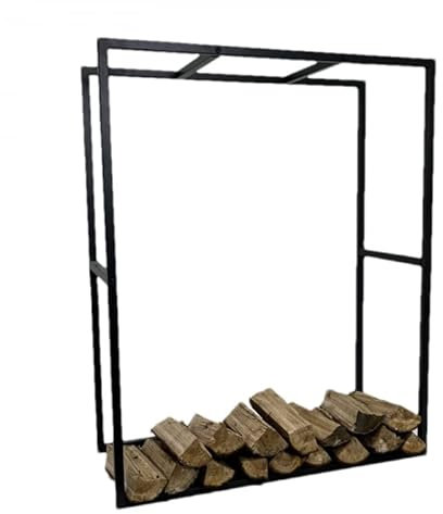 Grindi - Kaminholzregal Kaminholzständer Brennholzregal Holzaufbewahrung - PREN, 80x35x100 - Holzkorb für Kaminholz & Holzlager, Holzunterstand für innen und außen