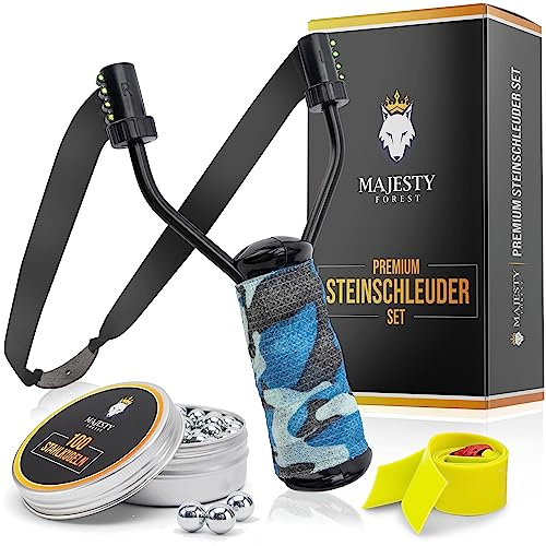 MAJESTY FOREST® Steinschleuder (Blue-Camo)