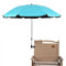 STARRY CITY Sonnenschirm für Stuhl mit Verstellbarer Klemme,mit Regenschirm Clip für Terrassenstühle,Strandstühle,liegestuhl,Rollstühle,Golfwagen (Blau)