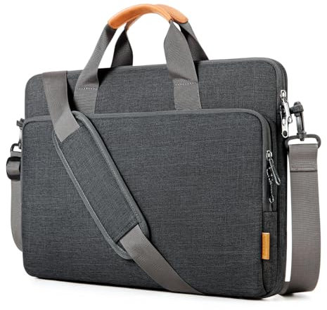 bagasin Laptoptasche Laptop Aktentasche Passt bis zu 13 13,6 13,3 Zoll Laptop Erweiterbare wasserdichte Schultertasche Umhängetasche Tragetasche Notebooktasche PC Computer Tasche