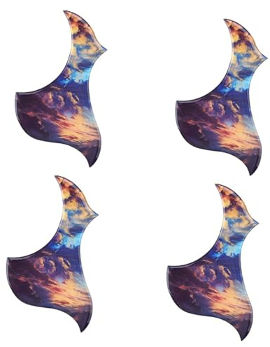 ibasenice 4stücke Guitar Anti-scratch Pick Guard Für Akustikgitarre Kratzfeste Kunststoffplatte Zur Oberflächenschutz