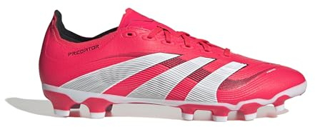 adidas Unisex Predator League Multi Ground Football Boots, Lucid red/FTWR White/core Black, 44 2/3 EU