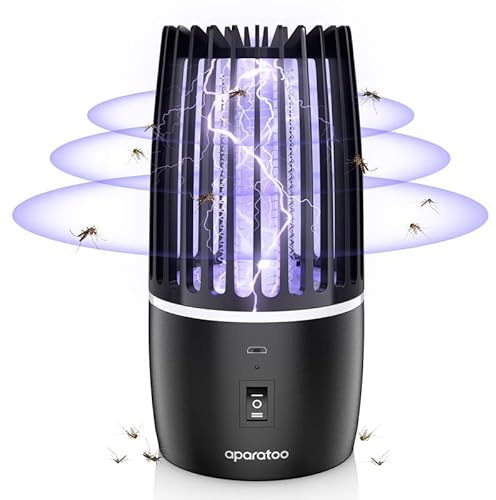 Insektenvernichter, 2 IN 1 Insektenvernichter Elektrisch Mückenlampe, Insektenfalle Moskito Killer mit UV-Lampe, Elektrische Mückenfalle Moskito Killer für Schlafzimmer Camping Garten Innen und Aussen