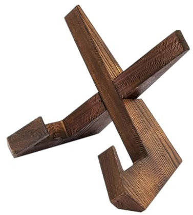 WeddHuis Leggio per Ricettari, Supporto per Libri in Legno, Porta Ricette, Leggio da Cucina, Supporto per Libri da Letto, per Cucina, Supporto per iPad Tablet, Decorazione Vintage