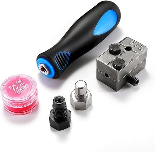 HEYOUTH Outils d'évasement de Tuyaux de Freins,3/16 Kit D'Appareil À Collet Tuyau De Frein,Kit Reparation Frein,pour Tubes en cuivre nickelé en Acier Automobile