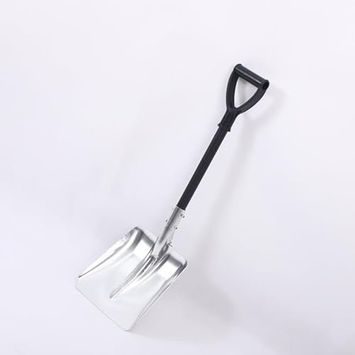 Pelle à Neige pour allée, Pelle à Neige Pliable en Aluminium, Pelle de Jardin pour Creuser avec Manche de Pelle Amovible et tête Plate Large