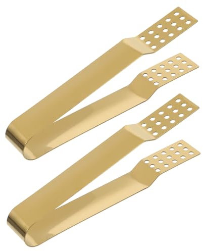 MAGICLULU 2 Piezas Pinzas Para Bolsitas De Té De Acero Inoxidable Pinzas Para Fruta Cocina Para Exprimir Bolsitas De Té El Hogar