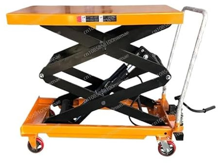 BADIKA Tavolo di Sollevamento a Forbice Carrello elevatore a Piattaforma elevatrice idraulica Manuale, Forbici mobili, Sollevamento Fisso, impilamento, Piccola movimentazione, Carrello elevatore(H1)