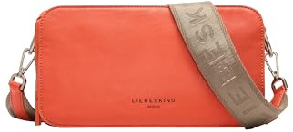 LIEBESKIND Berlin Umhängetasche „Clarice M“ I Schultertasche Leder Damen | Crossbody Bag mit verstellbaren Schulterriemen I Fächer mit Reißverschluss und Knopfverschluss