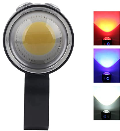 Tauchlicht, QX3 10800LM LED Taschenlampe COB Unterwasser 400 Lm wasserdichte Tauchlichter 80 M Fotografie Video Fill Light Torch für Nachthöhlen Erkundenen Fischerei 100 M (Black)