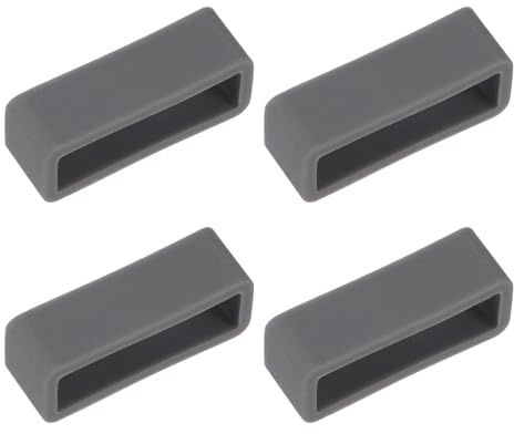 TOP-VIGOR silikon klockarmband hållare, klockarmband ögla ersättning klockarmband fästringar för smartklocka eller armband