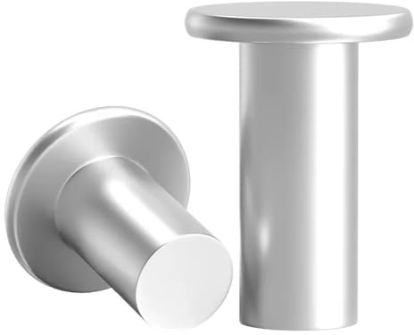 Remaches sólidos de aluminio GB109 con cabeza plana(8mm)