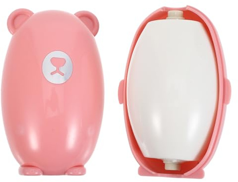 Gadpiparty Rodillo Quitapelusas Reutilizable Lavable para Mascotas, Portátil y Adhesivo, Adecuado para Ropa, Muebles y Coche, Elimina Pelo de Gato y Perro, Color Rosa, Compacto y Suave para