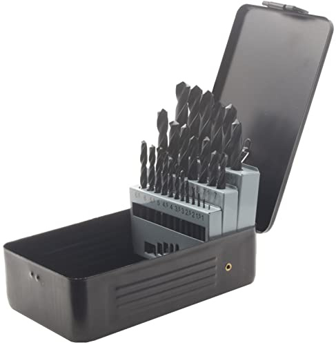 Krino 01016306 - HSS Set Punte Rullate Per Ferro - 25 Pezzi