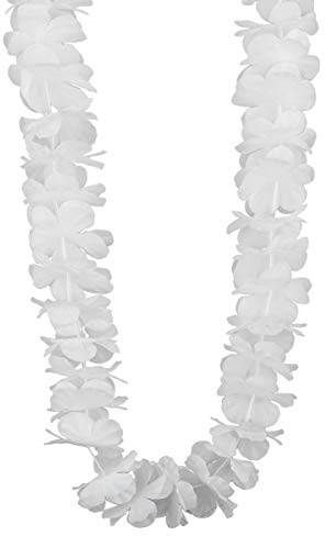 DEGUISE TOI Weiße Hawaii Blumen-Kette - Weiß