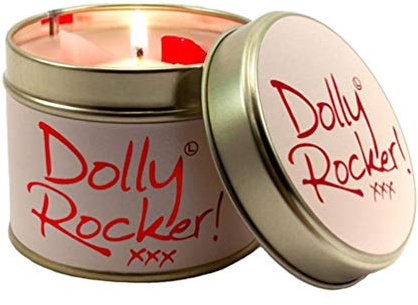 Lily-Flame Dolly Rocker Tin Candle