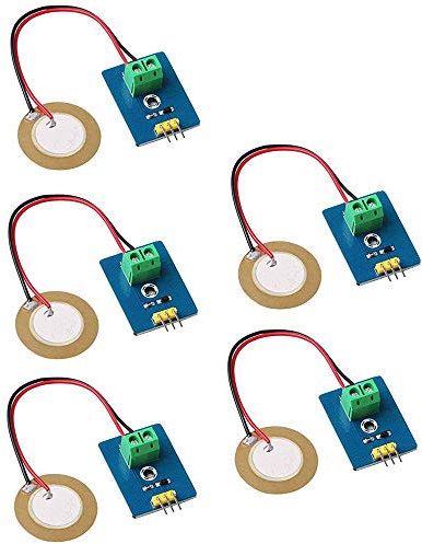 DollaTek 5er Analog Ceramic Piezo Vibration Sensor Modul 3.3V / 5V für Arduino DIY Kit