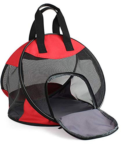 Hundetasche Für Kleine Hunde Hundetasche Flugzeug Handgepäck Haustierträger für Hunde Verstellbarer Hunderucksack Hundereiseträger Pet Travel Carrier red