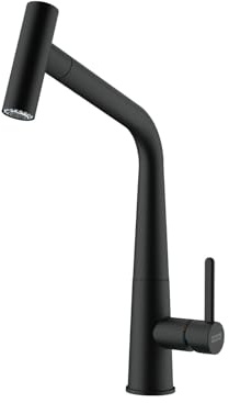 Franke 115.0625.190, Küchenarmatur Icon pull-out spray, Black Matt