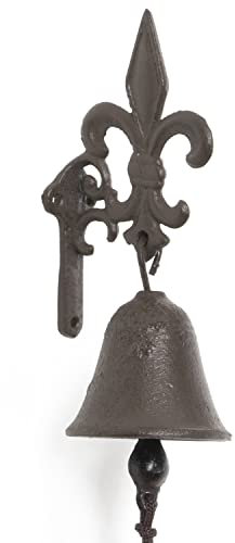 Moritz Türglocke Glocke Speerspitze Speer Pike Wandglocke Gartendeko Gusseisen Rustikal Antik Design Stil Retro Klingel