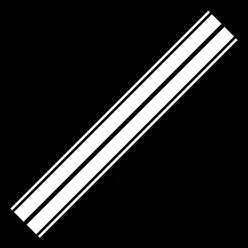Car Hood Sticker Auto Racing Body Side Stripe Decal Vinyl Sports Racing Stripe Sticker Roof Trunk Bumper Decal Stickers Decoration, 2Pcs