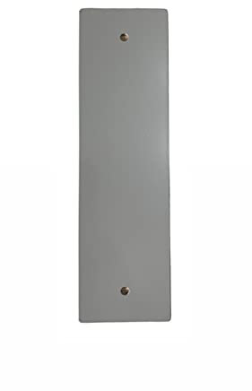 API - Placca cieca interasse fori 165 mm copri foro avvolgibile motore tapparella (Argento)