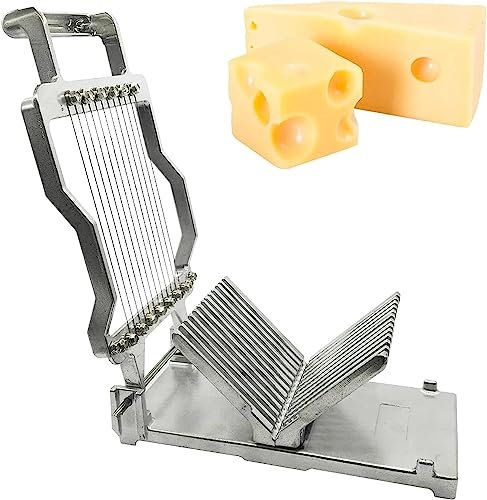 HACSYP Commercial cheese cutter, Stainless Steel Butter Cutter, Cheese Slicer, Kitchen Cooking Baking Tool, for Cheese, Butter, Toasts and Luncheon Meat